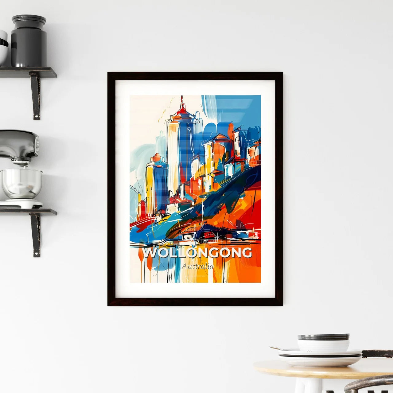 Vibrant Wollongong, Australia Framed Print