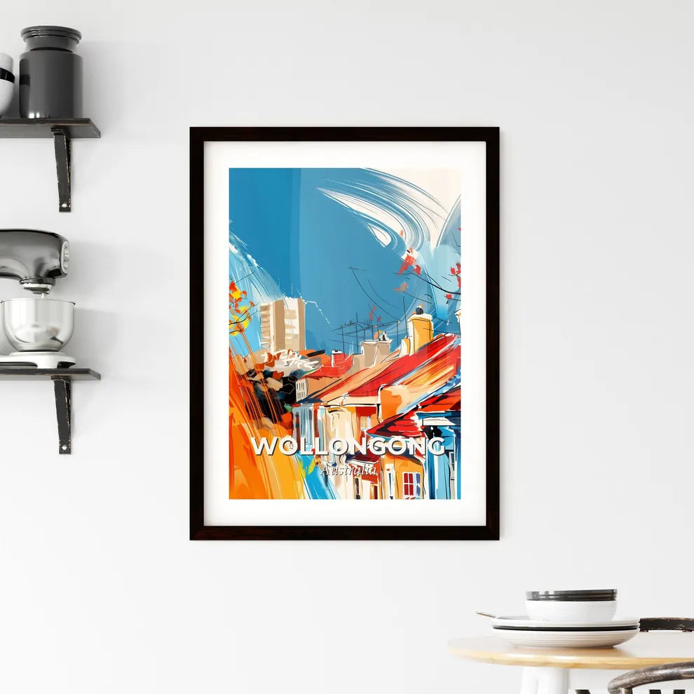 Vibrant Wollongong, Australia Framed Print