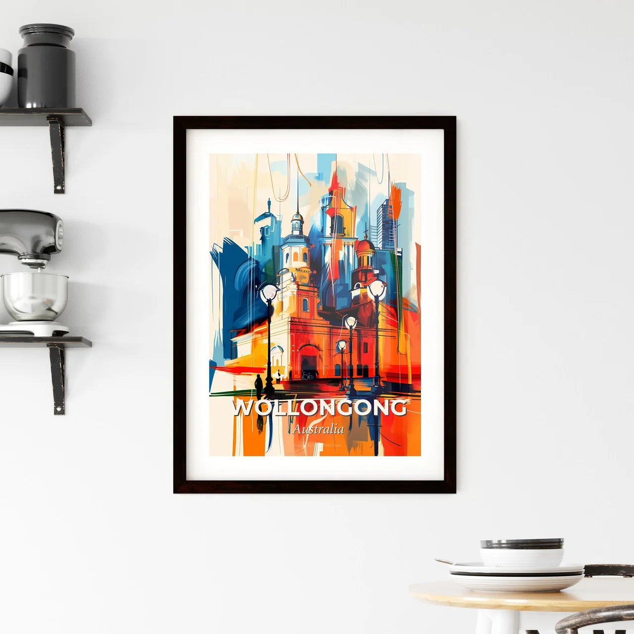 Vibrant Wollongong, Australia Framed Print