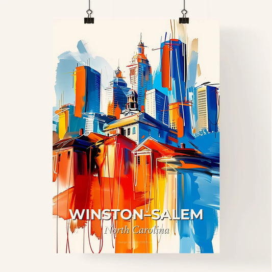 Vibrant Winston–Salem, North Carolina Poster