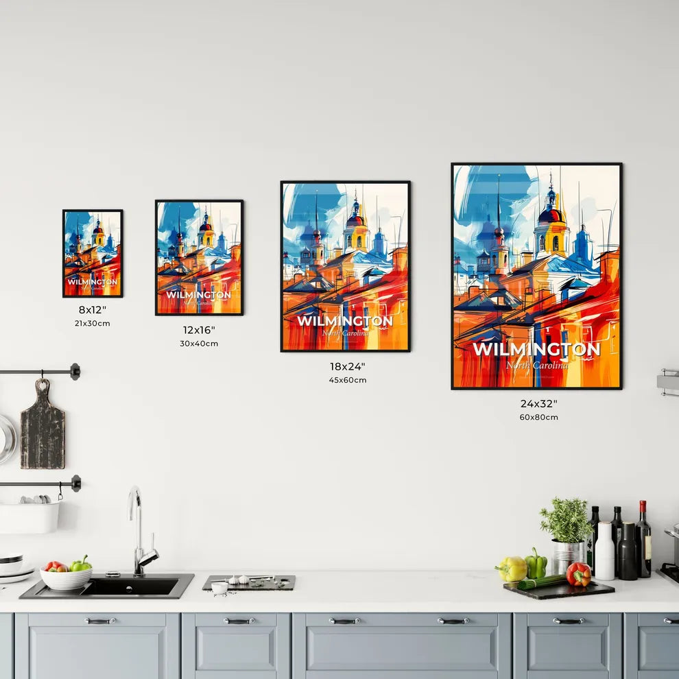 Vibrant Wilmington, North Carolina Kitchen Art