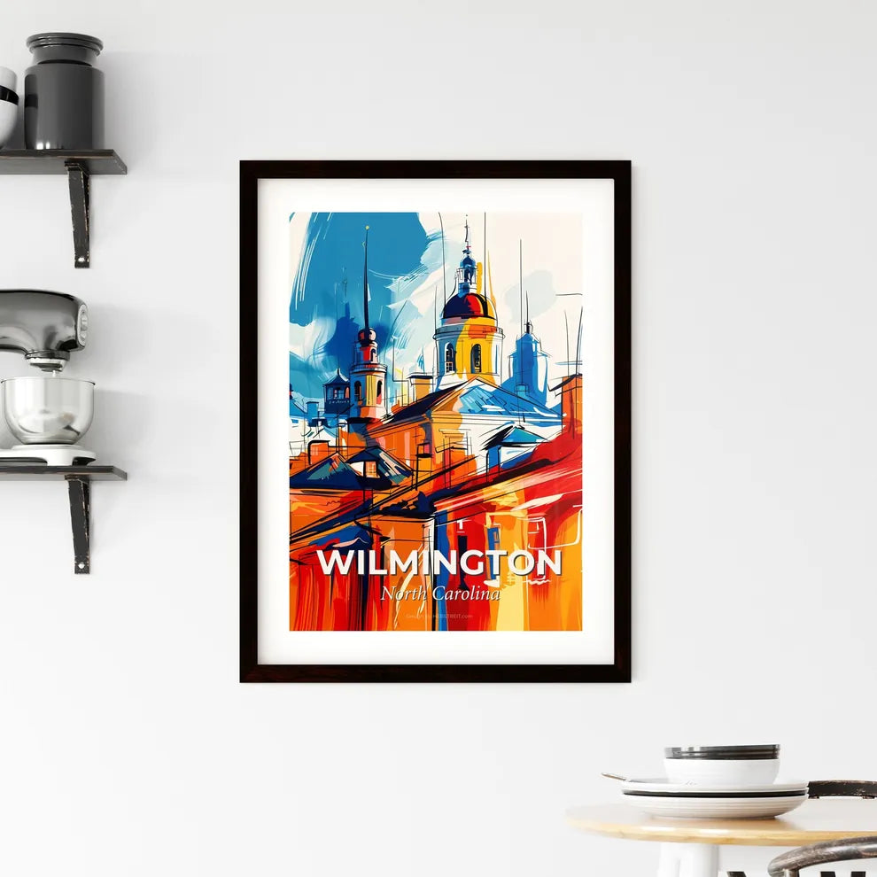 Vibrant Wilmington, North Carolina Framed Print