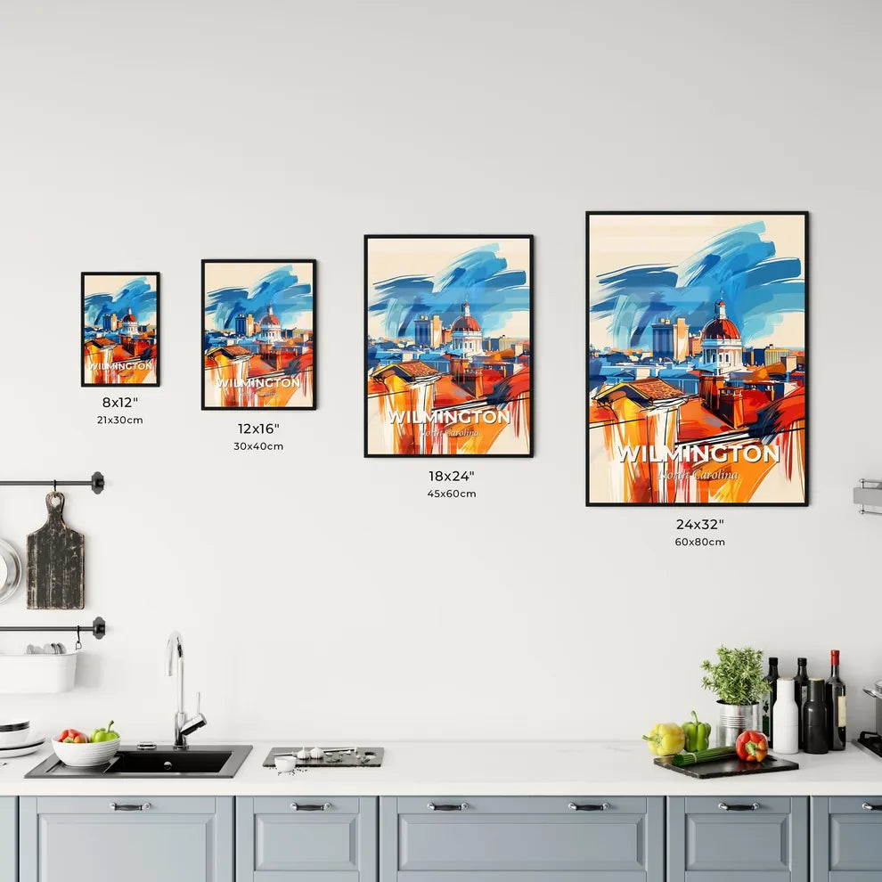 Vibrant Wilmington, North Carolina Kitchen Art