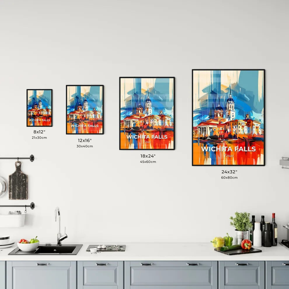 Vibrant Wichita Falls, Texas Kitchen Art