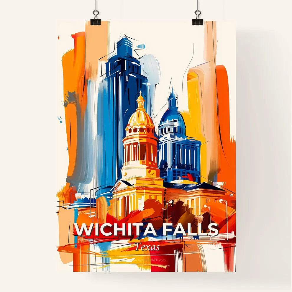 Vibrant Wichita Falls, Texas Poster