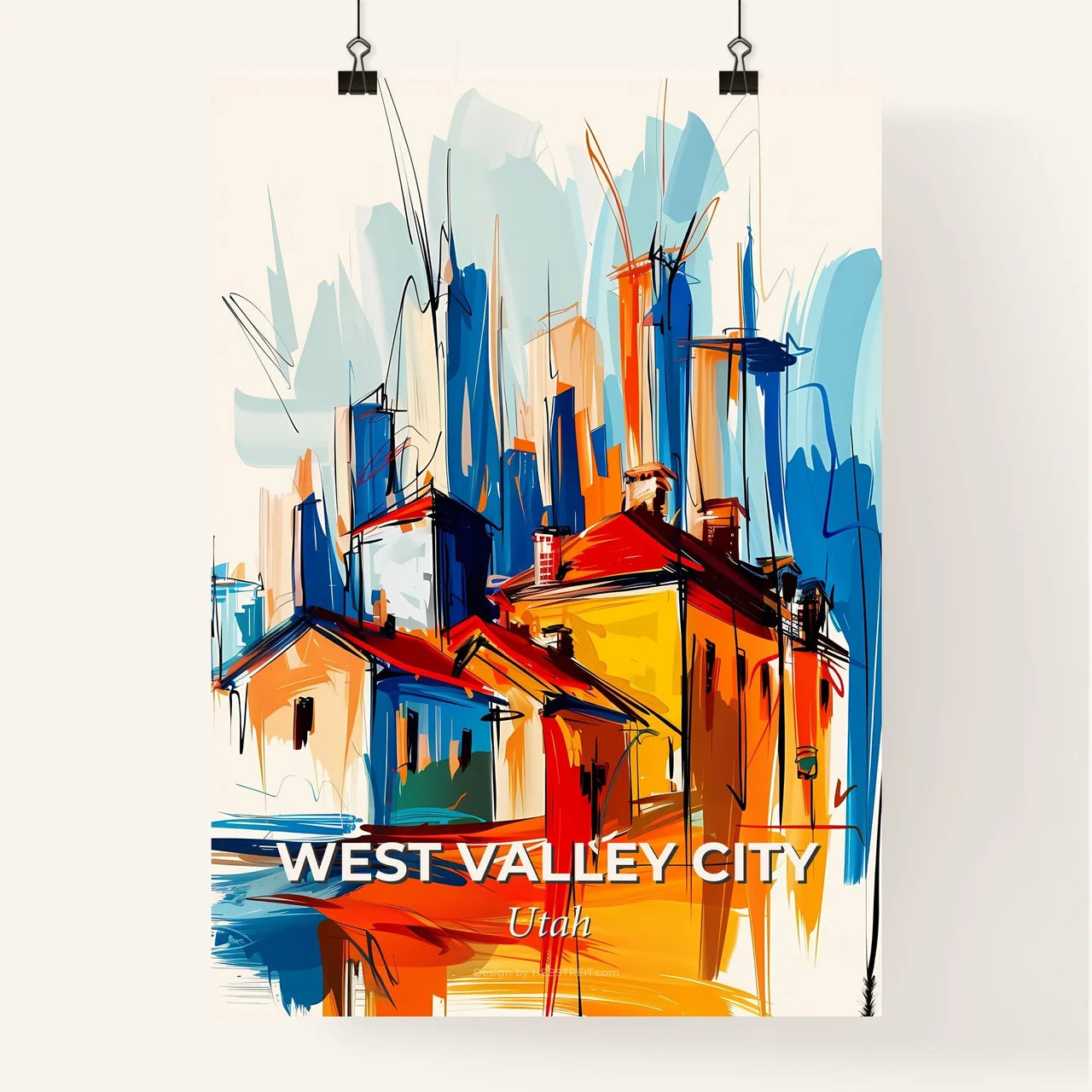 Vibrant West Valley City, Utah Poster
