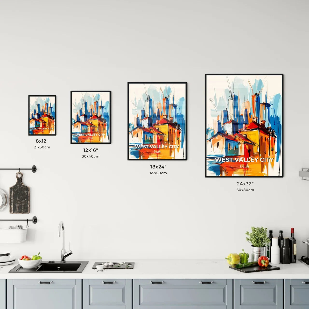 Vibrant West Valley City, Utah Kitchen Art