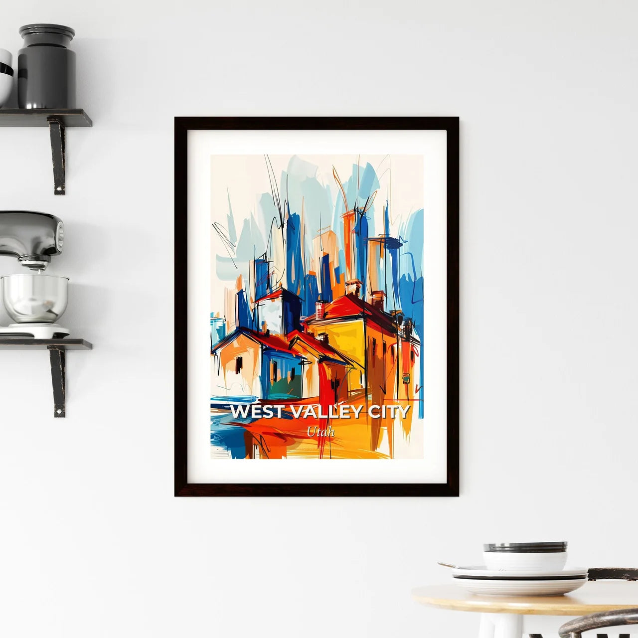 Vibrant West Valley City, Utah Framed Print