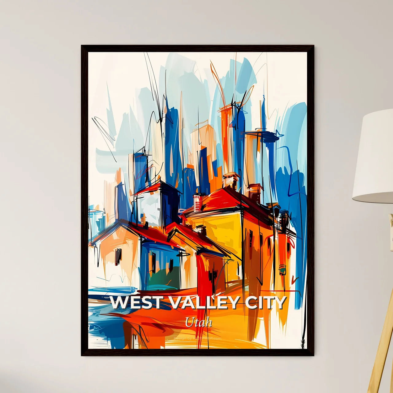 Vibrant West Valley City, Utah Art Print