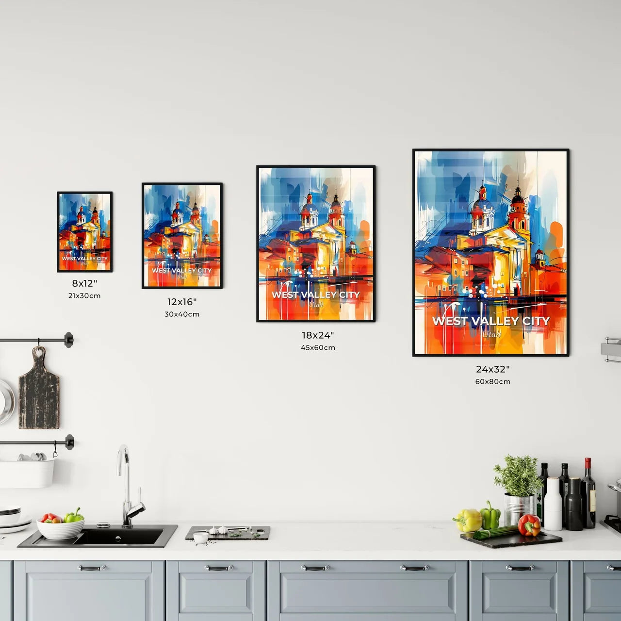 Vibrant West Valley City, Utah Kitchen Art