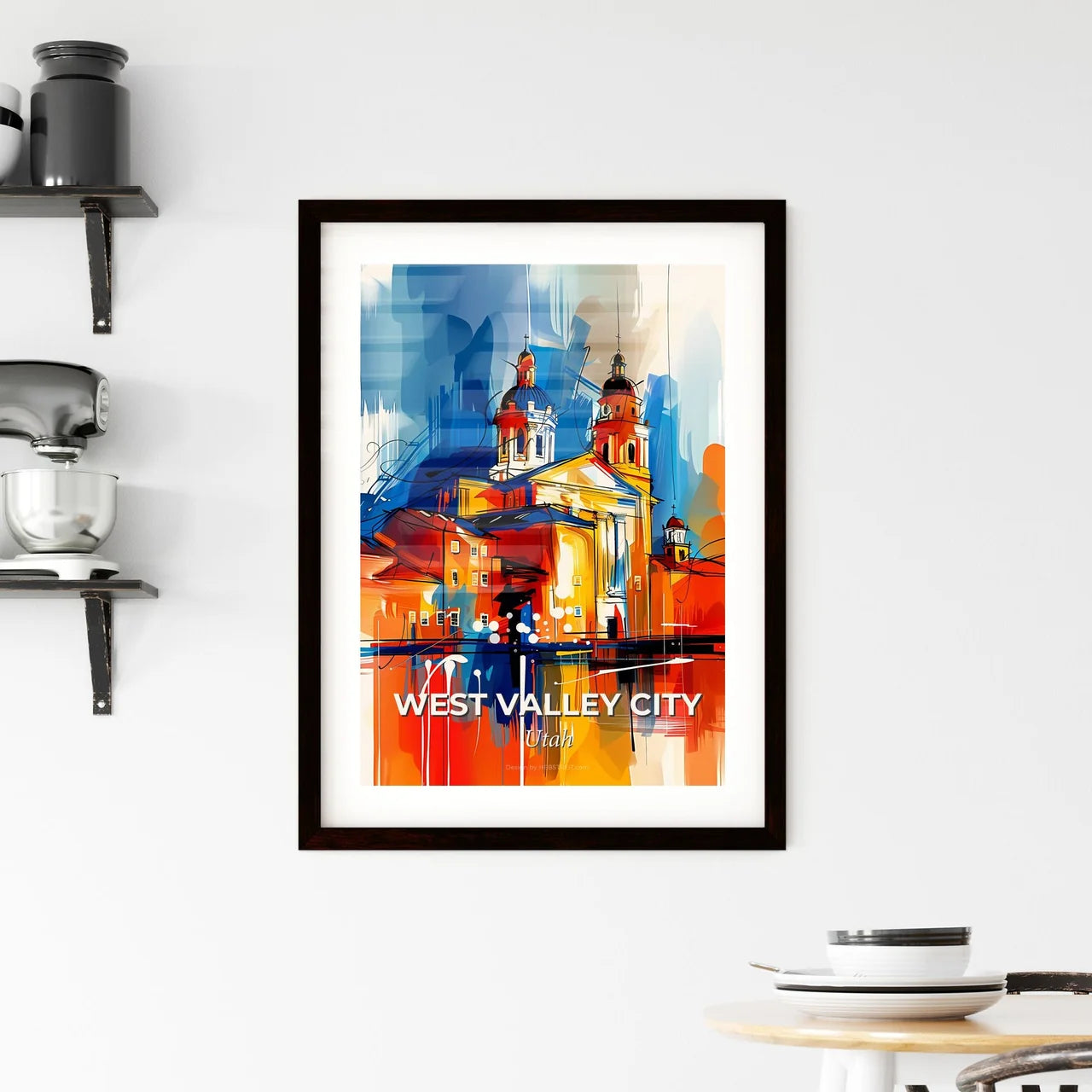 Vibrant West Valley City, Utah Framed Print