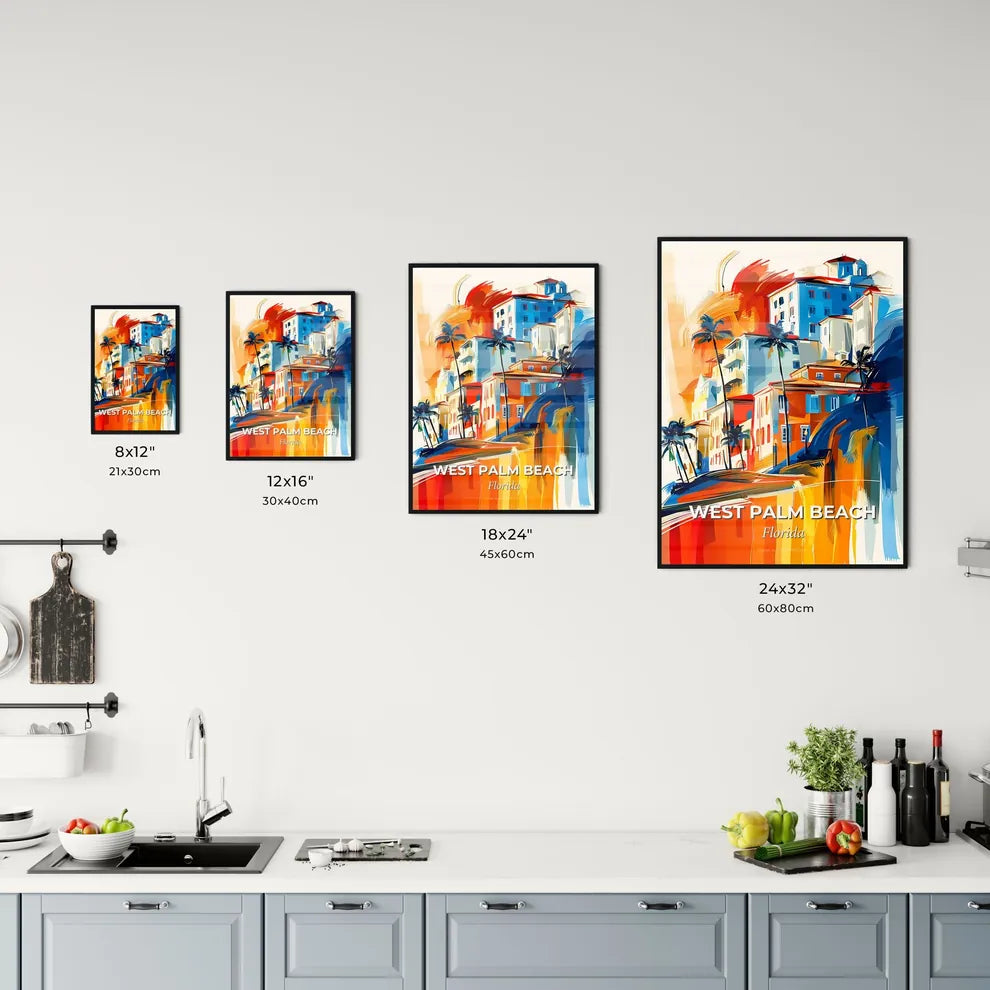 Vibrant West Palm Beach, Florida Kitchen Art