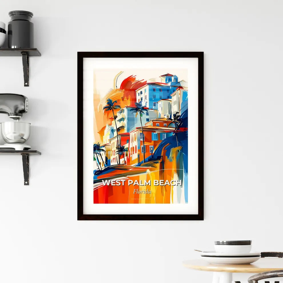 Vibrant West Palm Beach, Florida Framed Print