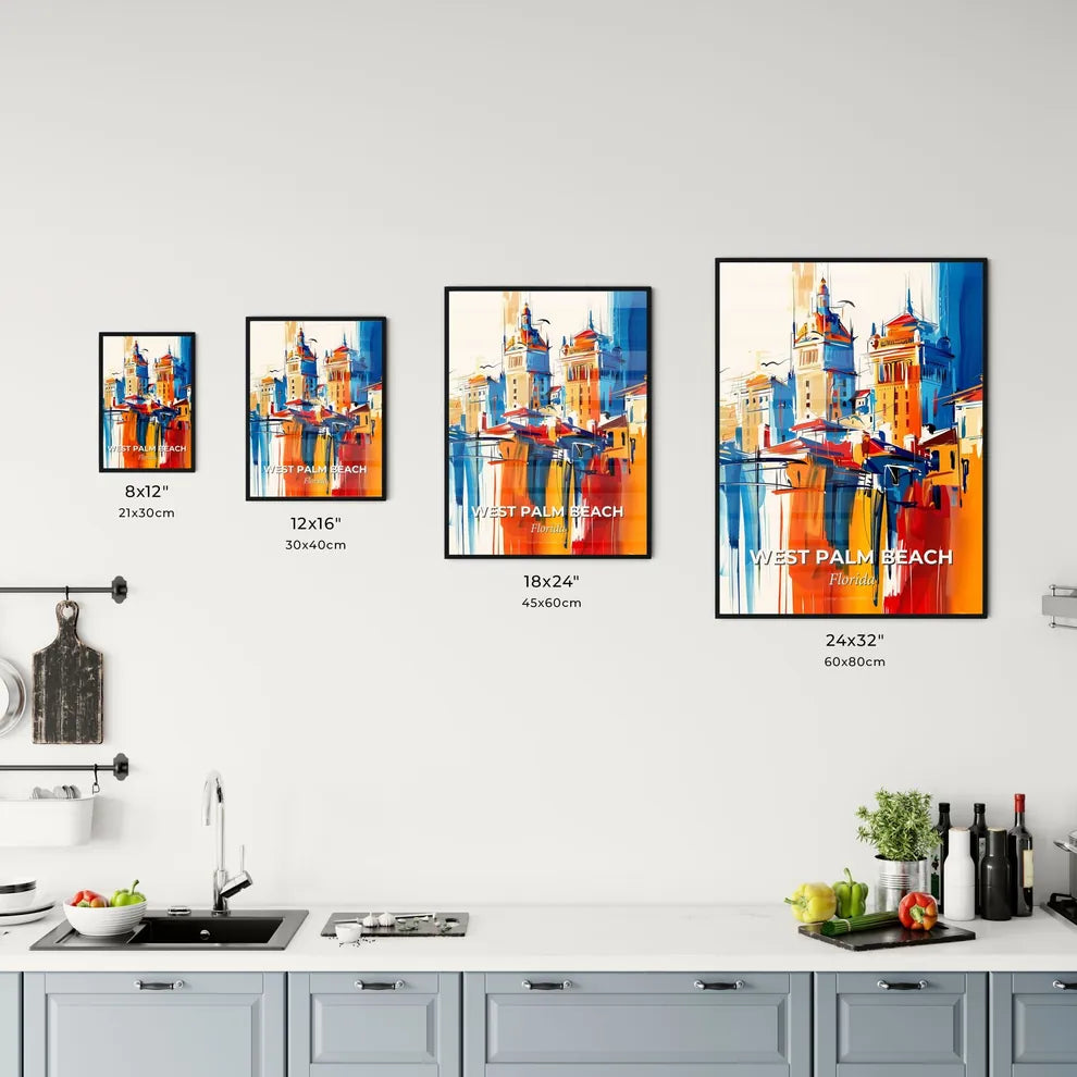 Vibrant West Palm Beach, Florida Kitchen Art