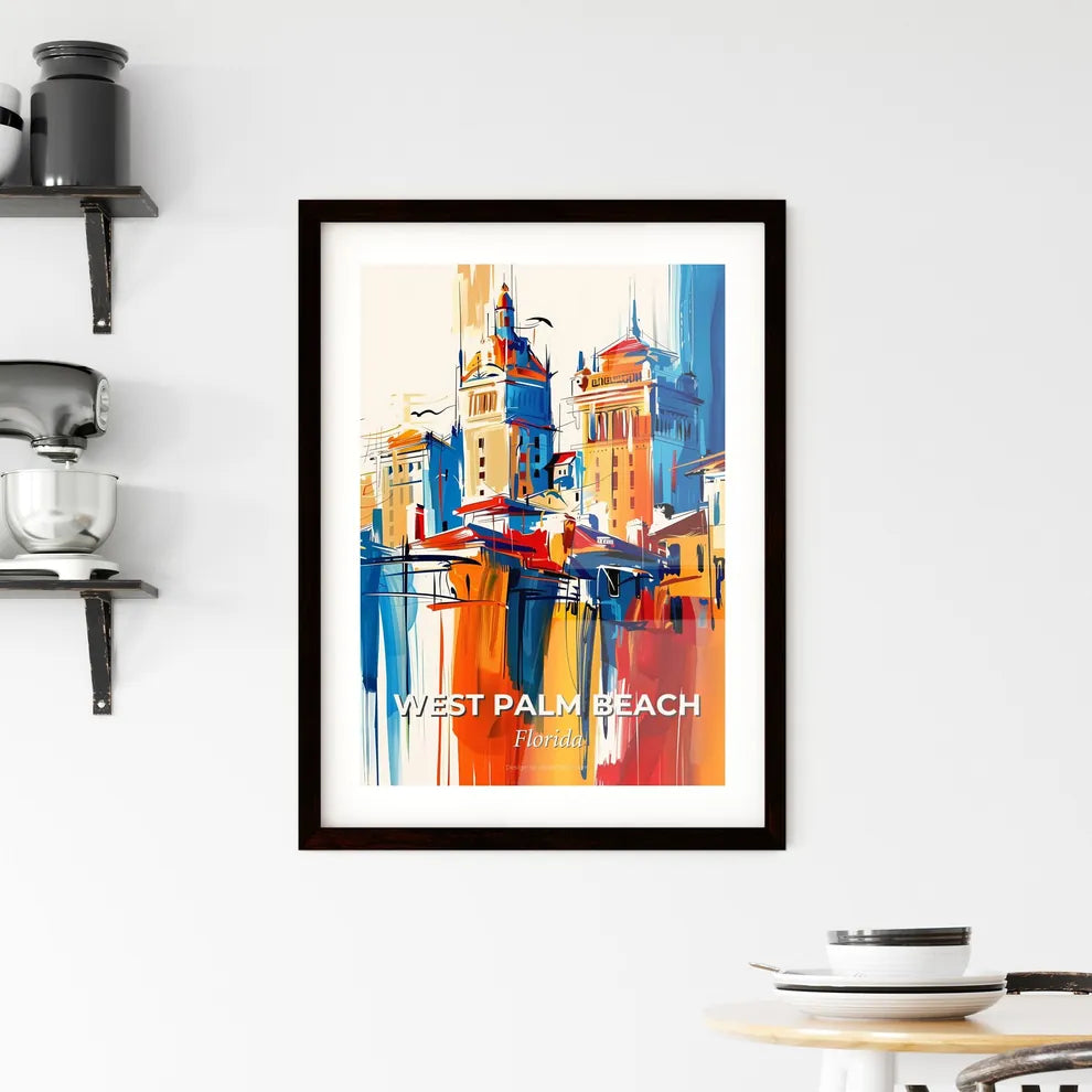Vibrant West Palm Beach, Florida Framed Print