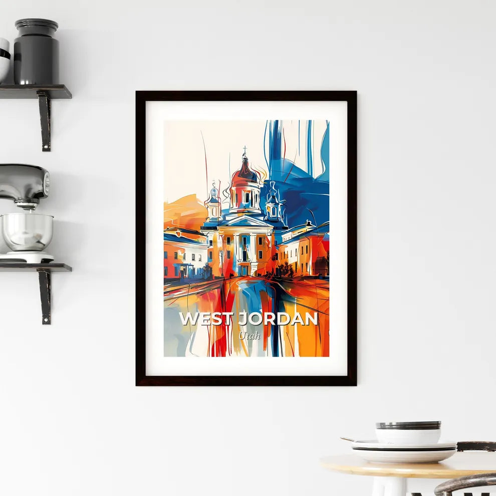 Vibrant West Jordan, Utah Framed Print