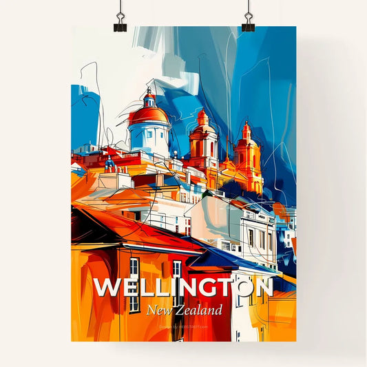 Vibrant Wellington, New Zealand Poster