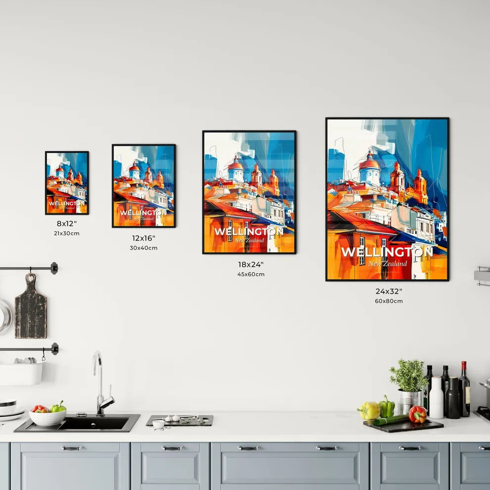 Vibrant Wellington, New Zealand Kitchen Art