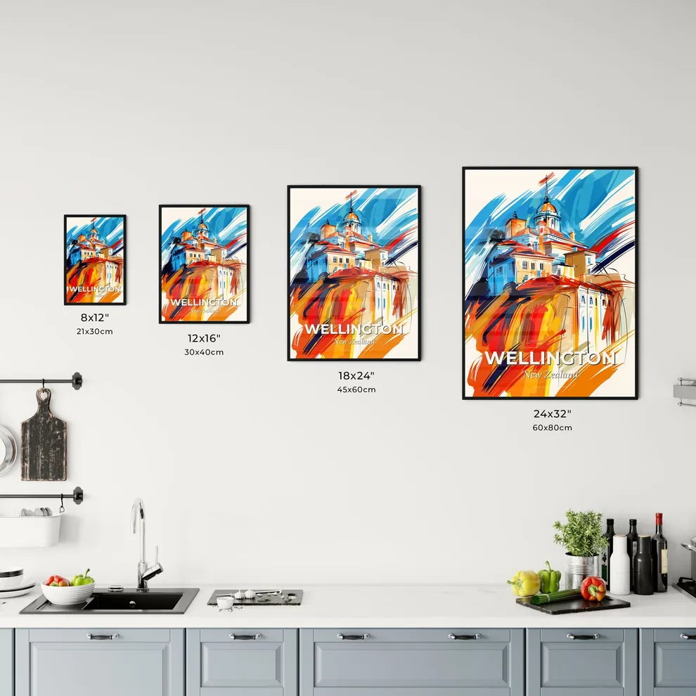 Vibrant Wellington, New Zealand Kitchen Art