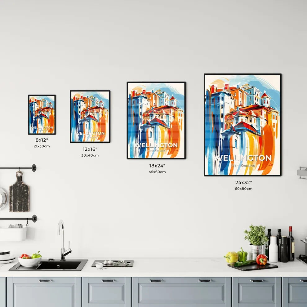 Vibrant Wellington, New Zealand Kitchen Art