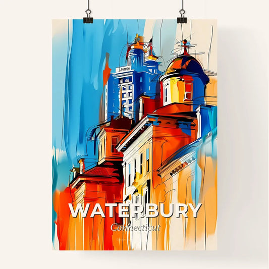 Vibrant Waterbury, Connecticut Poster