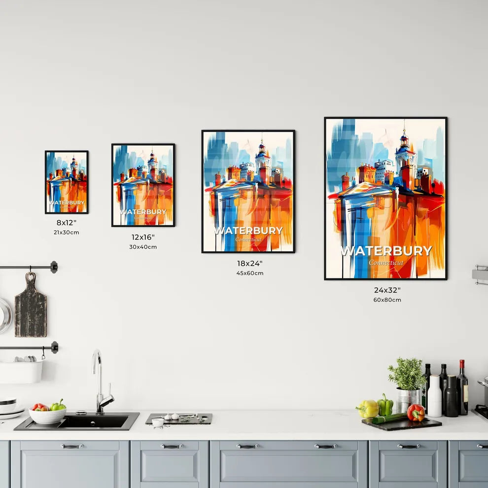 Vibrant Waterbury, Connecticut Kitchen Art