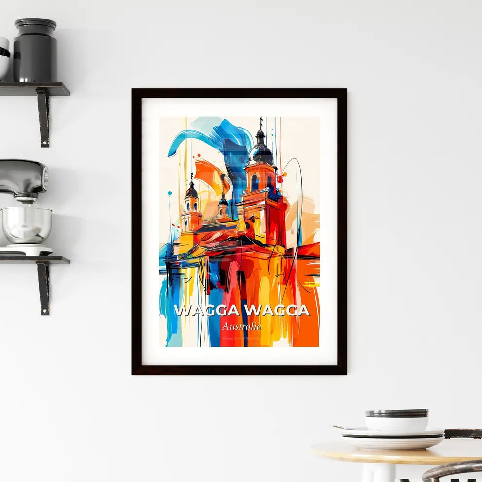 Vibrant Wagga Wagga, Australia Framed Print