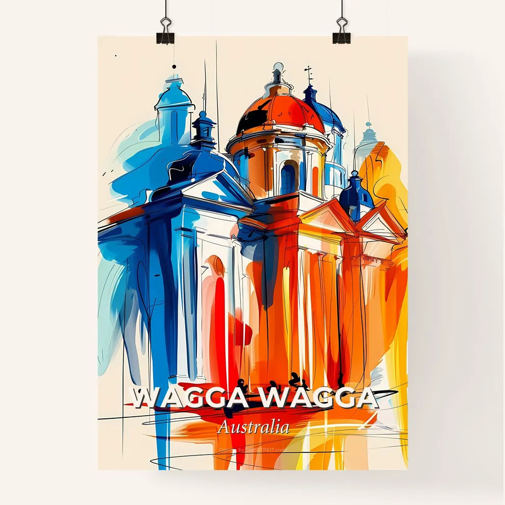 Vibrant Wagga Wagga, Australia Poster