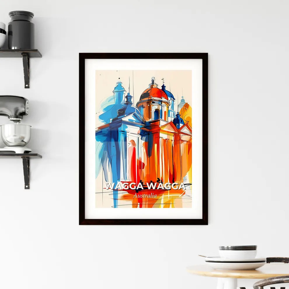 Vibrant Wagga Wagga, Australia Framed Print