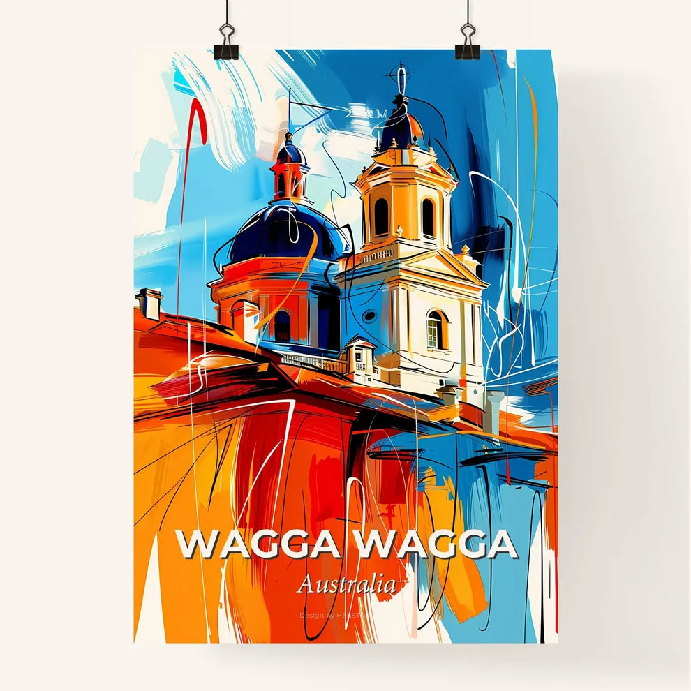 Vibrant Wagga Wagga, Australia Poster