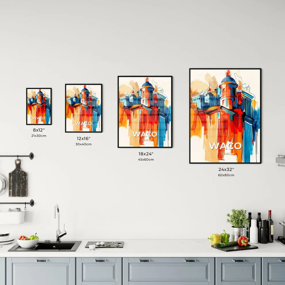 Vibrant Waco, Texas Kitchen Art
