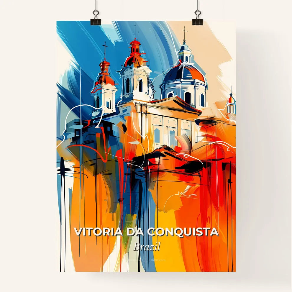 Vibrant Vitoria Da Conquista, Brazil Poster
