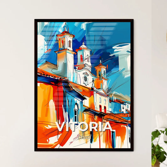 Vibrant Vitoria, Brazil Art Print