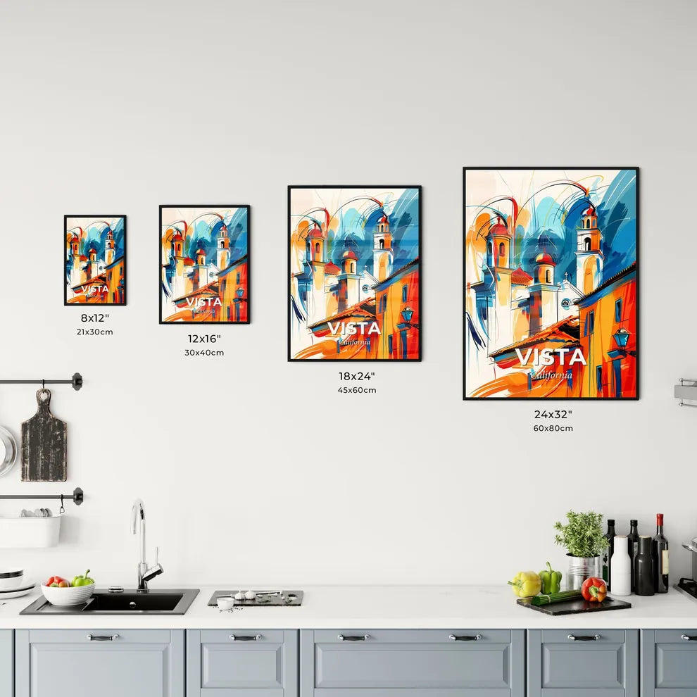 Vibrant Vista, California Kitchen Art