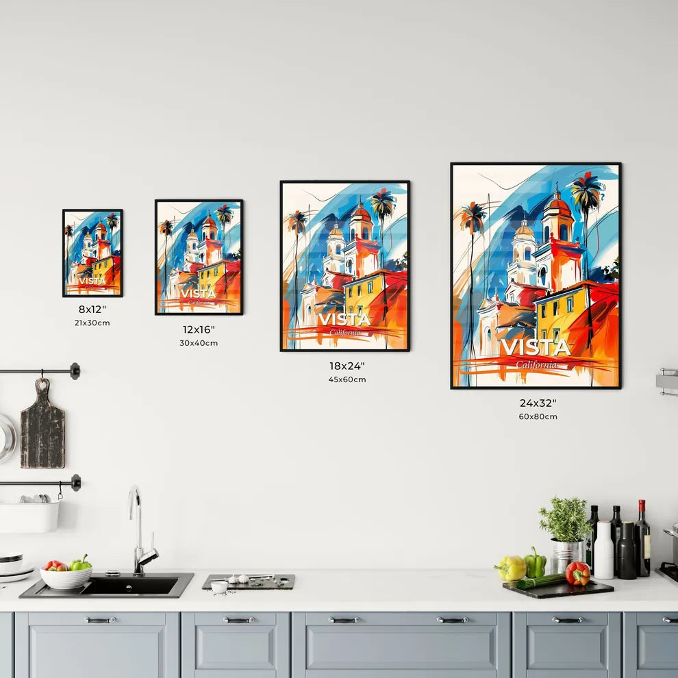 Vibrant Vista, California Kitchen Art