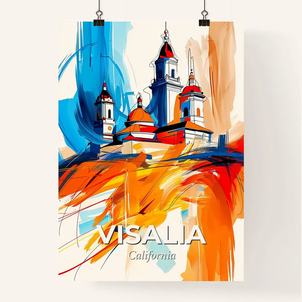 Vibrant Visalia, California Poster