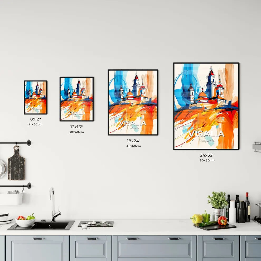 Vibrant Visalia, California Kitchen Art