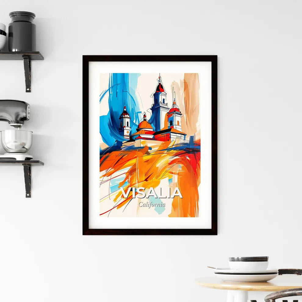 Vibrant Visalia, California Framed Print