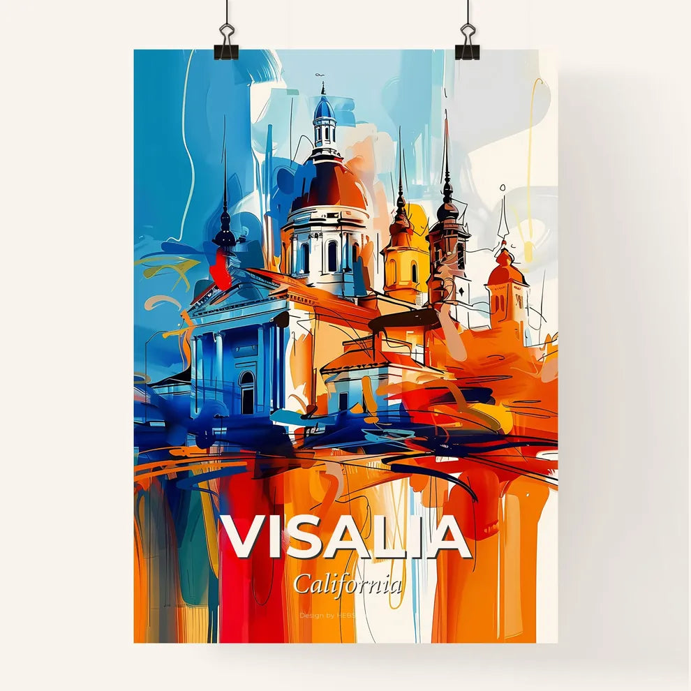 Vibrant Visalia, California Poster