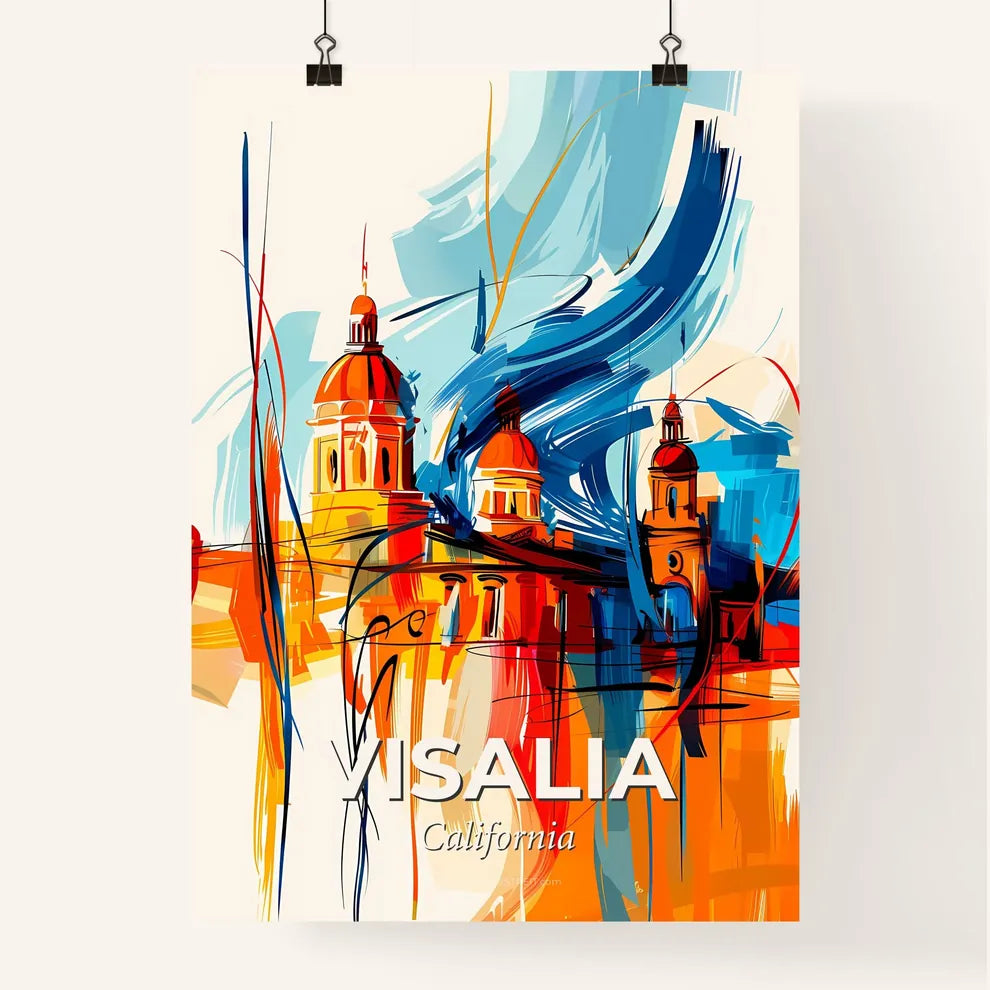 Vibrant Visalia, California Poster