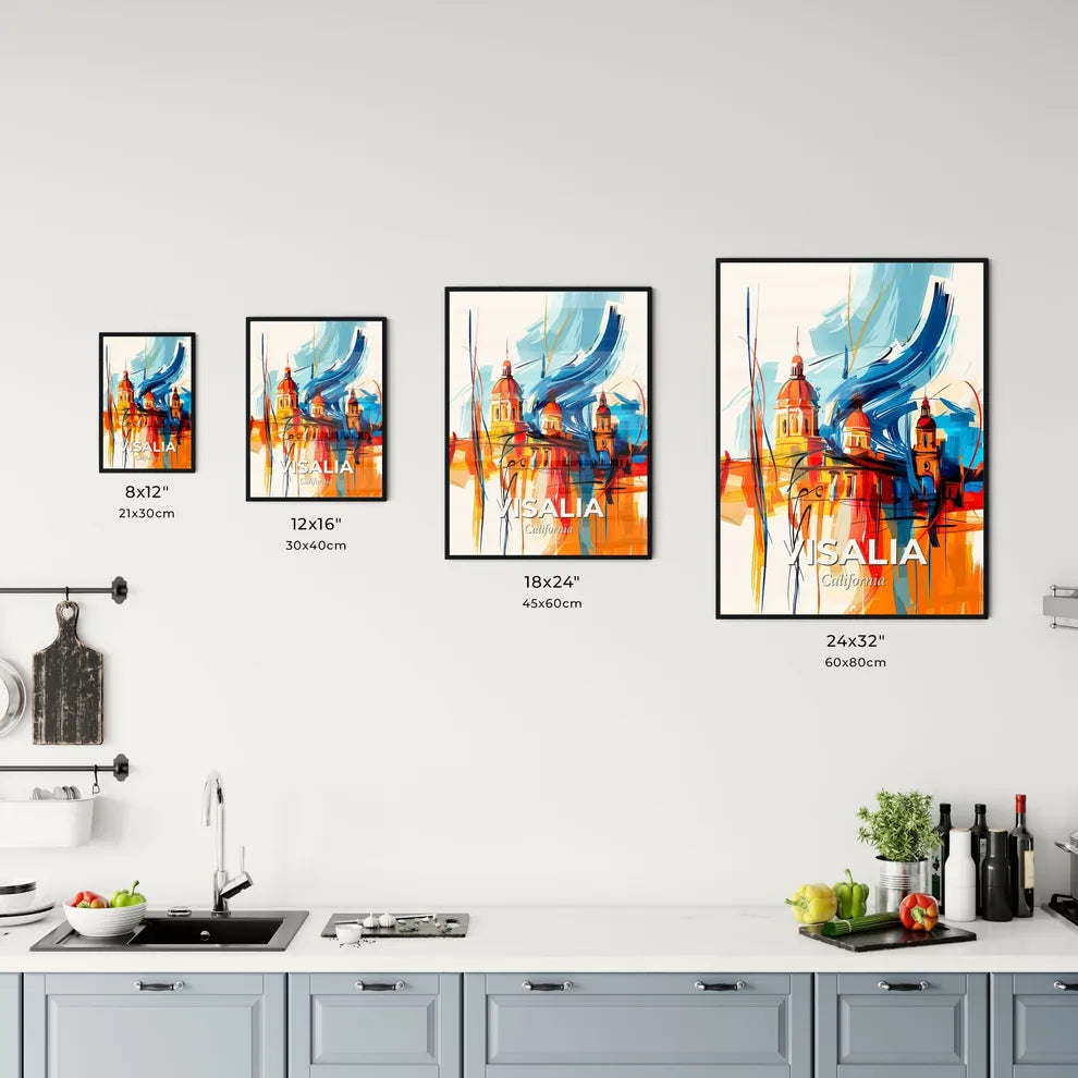 Vibrant Visalia, California Kitchen Art