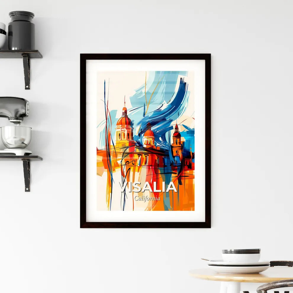 Vibrant Visalia, California Framed Print