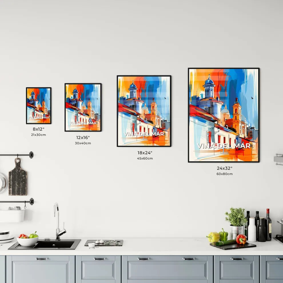 Vibrant Vina Del Mar, Chile Kitchen Art