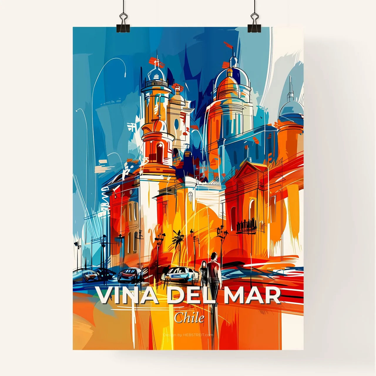 Vibrant Vina Del Mar, Chile Poster