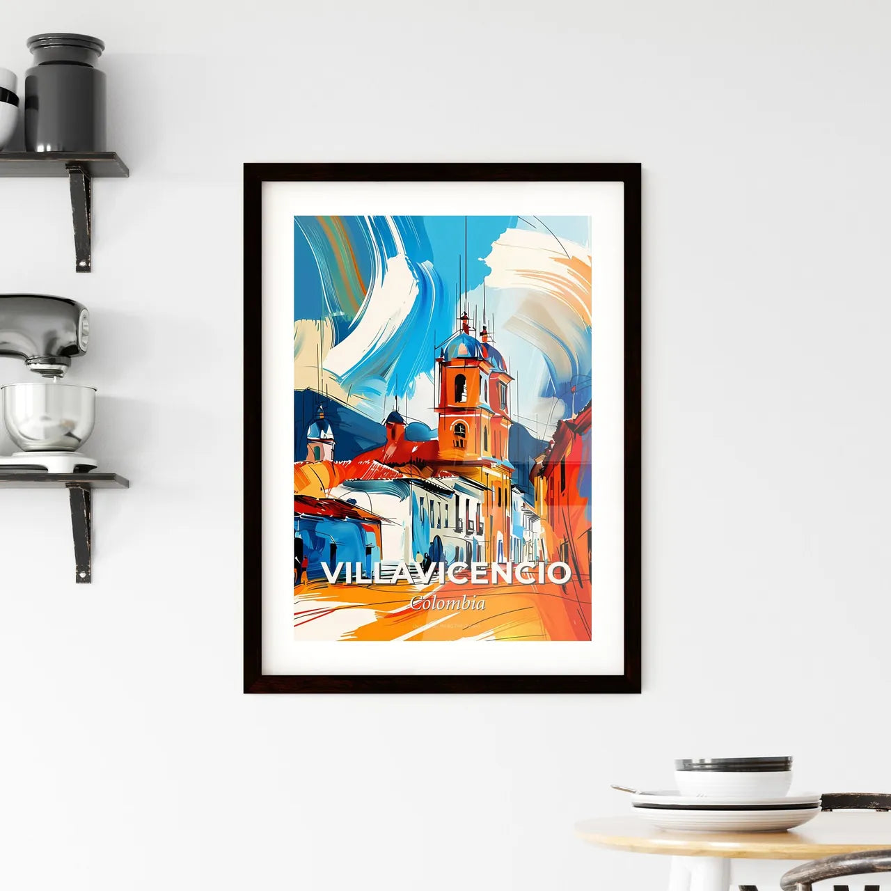 Vibrant Villavicencio, Colombia Framed Print