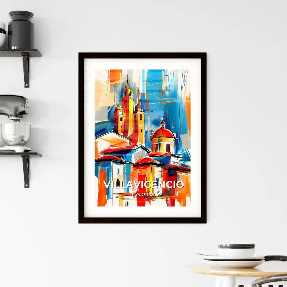 Vibrant Villavicencio, Colombia Framed Print