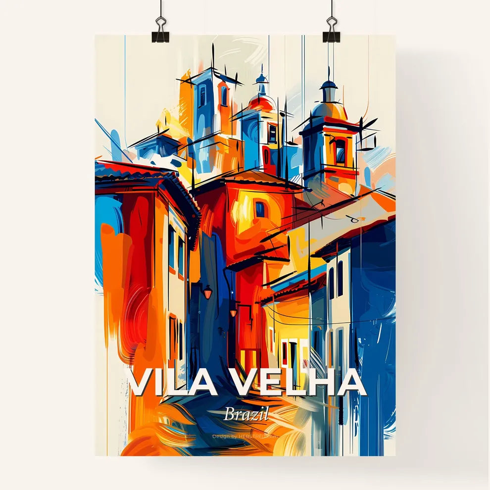 Vibrant Vila Velha, Brazil Poster