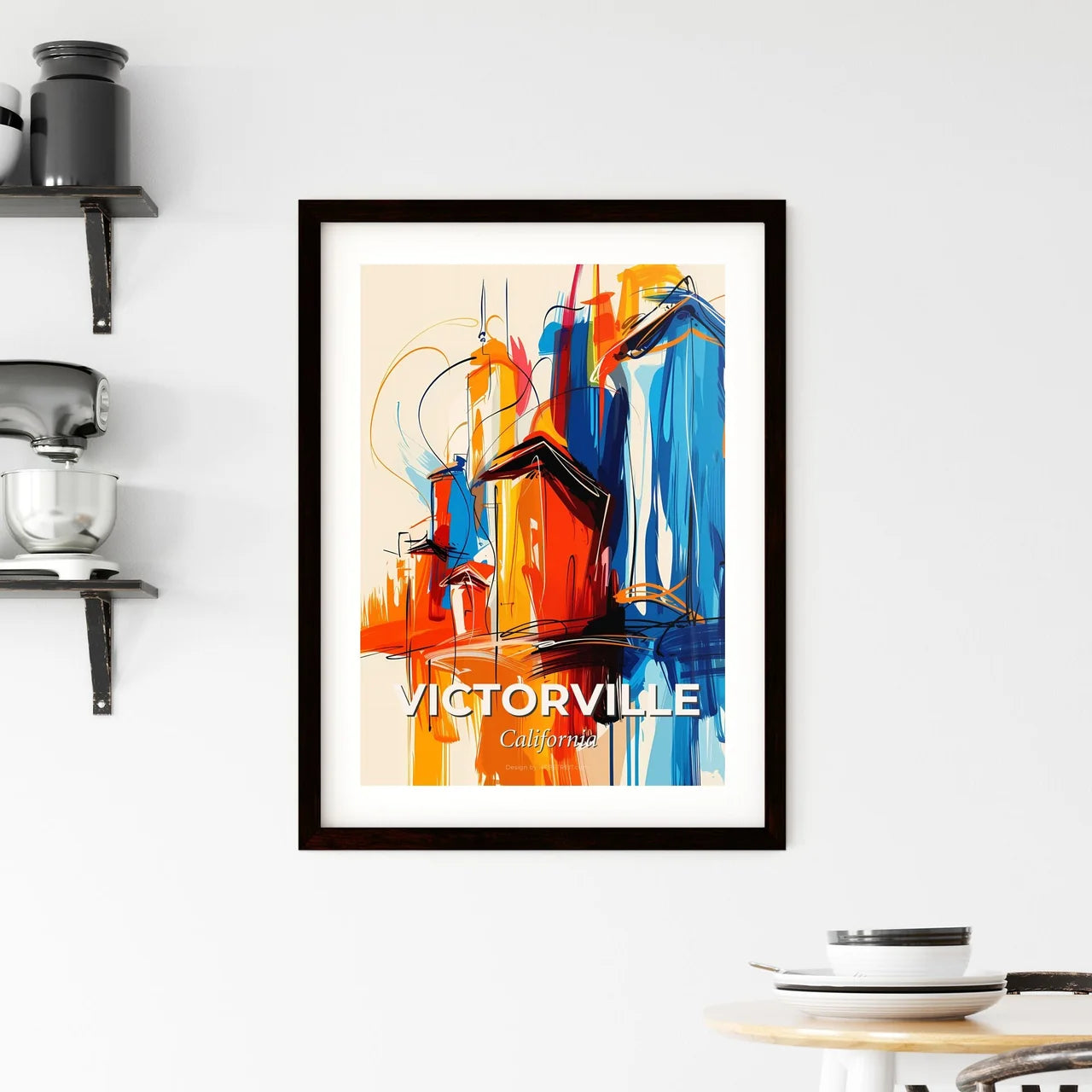 Vibrant Victorville, California Framed Print