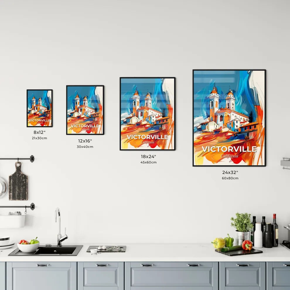 Vibrant Victorville, California Kitchen Art