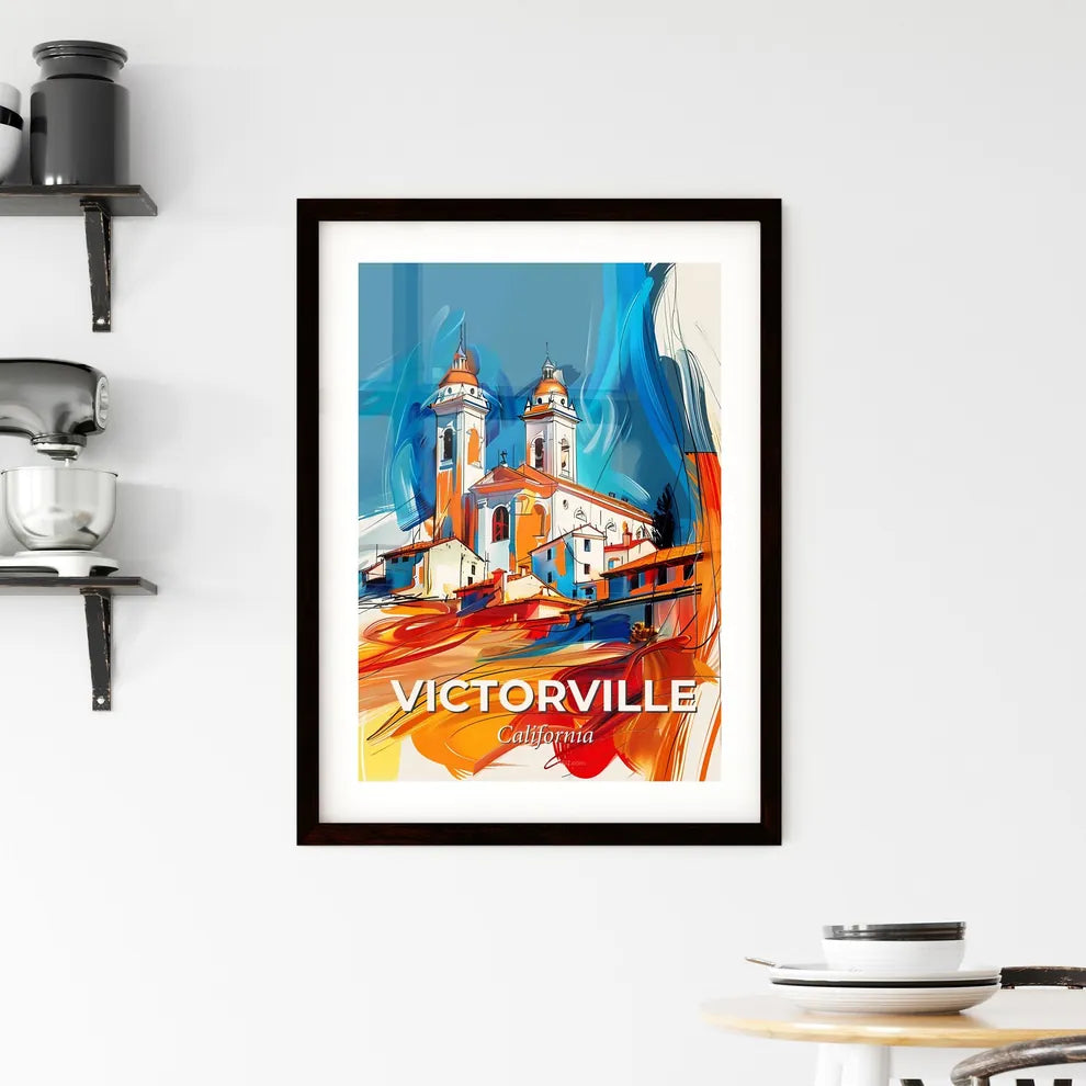 Vibrant Victorville, California Framed Print
